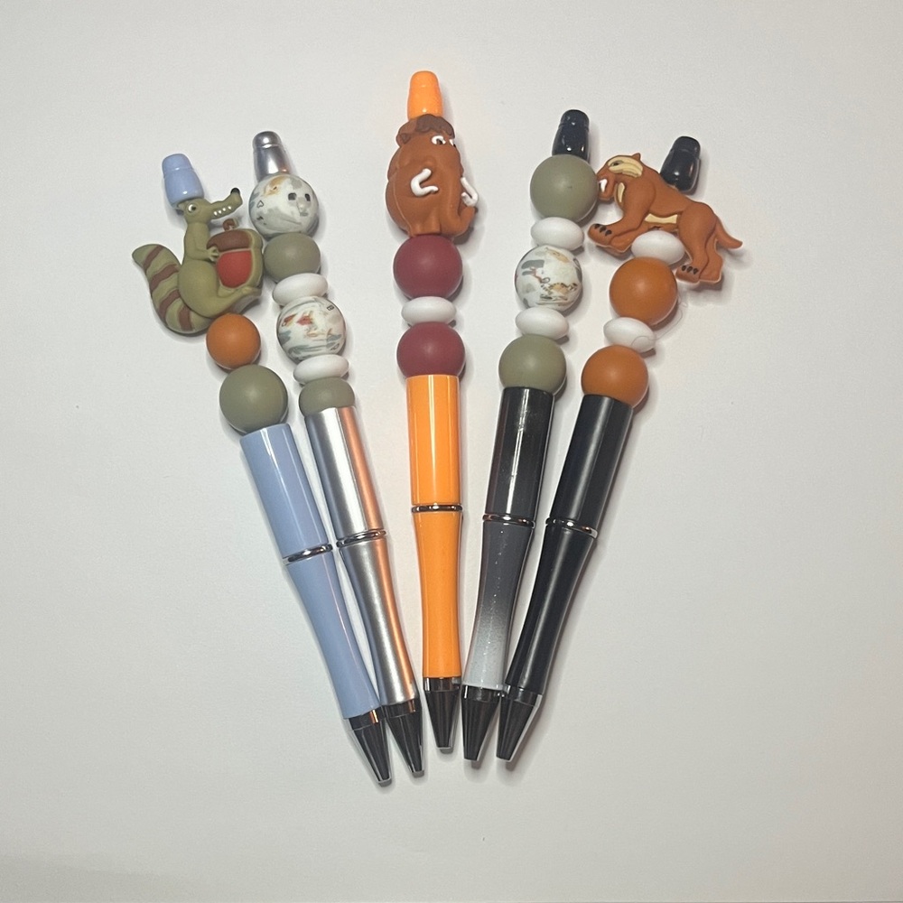 Nut Chasing Chaos Beaded Focal Pens